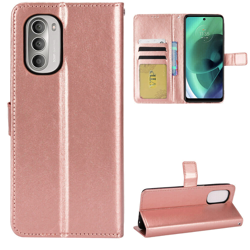 Leather Folio Wallet Case for Motorola Moto G Stylus 5G (2022) Leather Folio Wallet Case for Motorola Moto G Stylus 5G (2022)